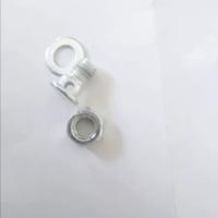 12PCS Frenos De Bicicleta Plomadas De Hierro Duraderas Con Tornillos Para Fijar Cableado Accesorios De Bicicleta Color Plata - details 13