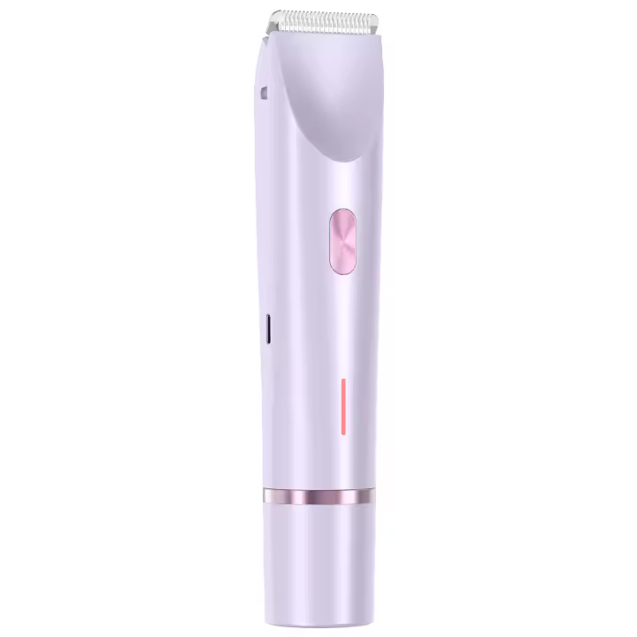 Afeitadora Eléctrica Para Mujer Impermeable 2 En 1 Doble Cabeza Dual Trimmer De Pelo Bikini Cabezal Desmontable Afeitadora - 1