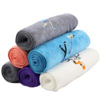 Toalla De Secado De Algodón De Alta Calidad Color Sólido Transpirable Deportiva Portátil Absorbe Sudor Toalla De Yoga Para Camping Al Aire Libre - details 8