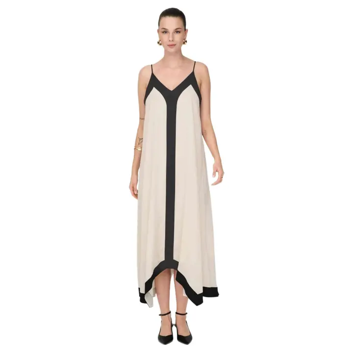 Vestidos marca Only modelo 15344890 para mujer en color beig - 1