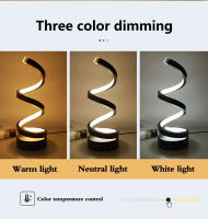 Lámpara De Mesa LED De Forma Espiral RGB Blanca Dimmerable Con Control Por USB 5V Para Decoración De Habitación Y Despacho - details 17
