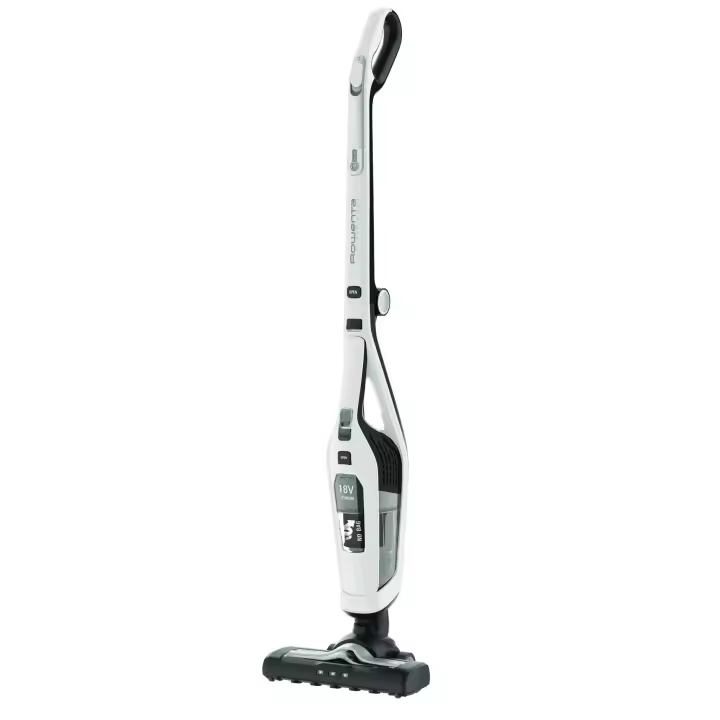 ROWENTA RH6737WH Aspiradora Escoba DUAL FORCE 2 en 1, 18v Color Blanco - 1