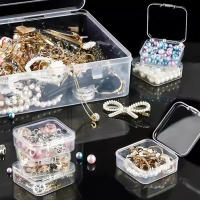 Caja De Almacenamiento De Plástico Transparente Para Bolas Mini Organizador De Artesanía Pequeño Empaque Independiente - details 6