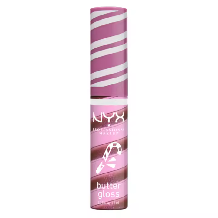 NYX Professional Makeup | Lipgloss Butter Gloss 01 Peppermint Swirl Edición Limitada Navidad 2024 - 1