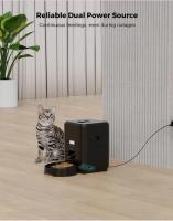 Alimentador Automático Para Mascotas 2L Con Botón USB Y Timer Alimentador Inteligente Para Gatos Y Perros Lento Alimento Con Pantalla LCD Material Plástico - details 6