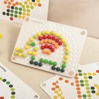Tablero De Dibujo Arcoíris Montessori Juguete Educativo De Aprendizaje Por Color Para Niños De 1 a 3 Años Juego De Madera - details 9