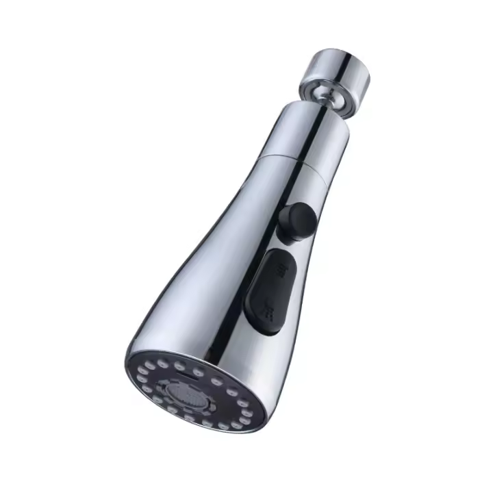 Caño para Grifo de Fregadero de Cocina con 3 Modos de Flujo de Agua - Grifo Giratorio de 360° - Aireador de Fregadero para Grifo de Cocina - Caño de Repuesto G1/2 - 1