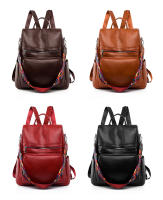 Mochila de cuero de alta calidad para mujer, bolso escolar para adolescentes y niñas, mochila de viaje de gran capacidad, nuevo diseño, 2023 - details 4