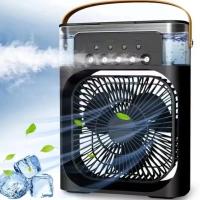 Ventilador 3 en 1, aire acondicionado, Enfriador de aire pequeño para el hogar, luz LED nocturna, humidificador portátil, ventilador de ajuste de aire, ventilador para oficina y hogar - details 14