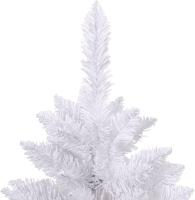Árbol de Navidad Blanco Artificial Abeto Extra Relleno de Hoja Espumillón 150-240cm Arboles C/Soporte Metálico - details 1