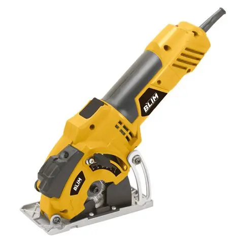 Blim mini sierra circular 85mm - potencia 500w - velocidad 7000rpm - capacidad de corte 0-25mm - incluye 3 discos de corte - 1