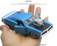 Modelo De Coche De Colección Dodge Challenger Hellcat Vintage Clásico 1:32 Con Sonido Y Luz Juguete De Retroceso Para Niños Regalo Metal - details 7