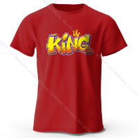 Camiseta Impresionada the KING Para Hombres 100% Algodón Talla Grande Estilo Callejero Premium Camisetas De Verano Para Mujeres - details 4