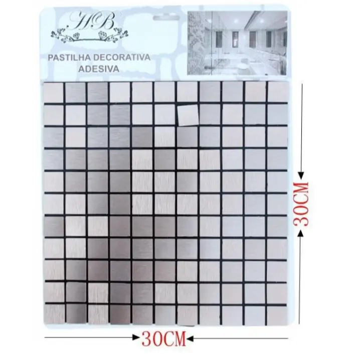 Pegatina de azulejo de pared impermeable para decoración del hogar, mosaico de cocina, Fondo de cocina, 30x30CM, 1 piezas - 1