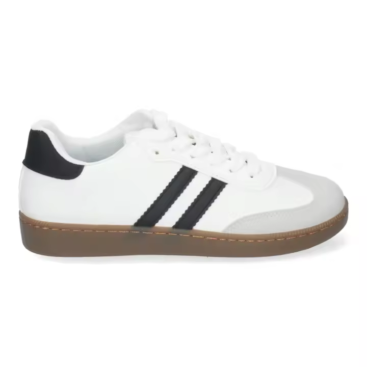 TEOVEL Zapatilla Retro de Mujer Urbana - Cierre de Cordones - Ref KEG-59 - - 1