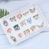 50PCS Pegatinas De Lámpara Colorida Para Decoración De Estación De Trabajo Botella De Agua Móvil Tableta Portátil Equipaje PET 3x7cm - details 3