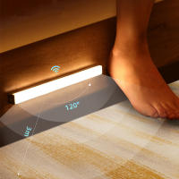 Luz Nocturna LED Con Sensor De Movimiento Recargable Por USB Luz De Armario Escalera Para Cocina Tipo C Luz De Noche Sin Cable - details 1