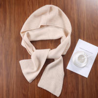 Bufanda De Punto De Lana 100% Para Mujer Invierno Suave Cálido Collar Falso Moda Decoración Camiseta Unipersonal Balaclava - details 7