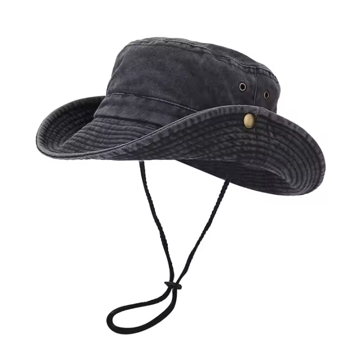 Gorro De Lata De Algodón Para Hombres Y Mujeres Protección Solar De Verano Ajustado Para Viajes Al Aire Libre Estilo Casual - 1