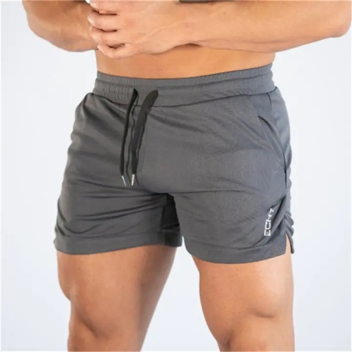 Nuevos Shorts De Fitness Para Hombre Verano Gimnasio Ejercicio Mesh Transpirable Secado Rápido Pantalones De Playa Deportivos Talla Verdadera Material Poliéster - 1