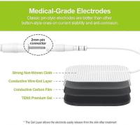 Alfadillas de Máquina TENS 50x50mm 20 piezas, parches de electrodos TENS sin látex de Tercera Generación - details 0