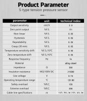 DECENT DYLY-101 Célula De Carga S Tipo Alta Precisión De 100kg a 5t Para Balanza De Pesaje Sensor De Presión Metal - details 7