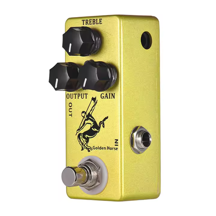 Pedal De Efecto De Guitarra MOSKYAudio Silver Horse Overdrive Boost Con Caja De Metal Completa Auténtica Cadena De Bypass Verdadero Para Piezas Y Accesorios De Guitarra Eléctrica - 1