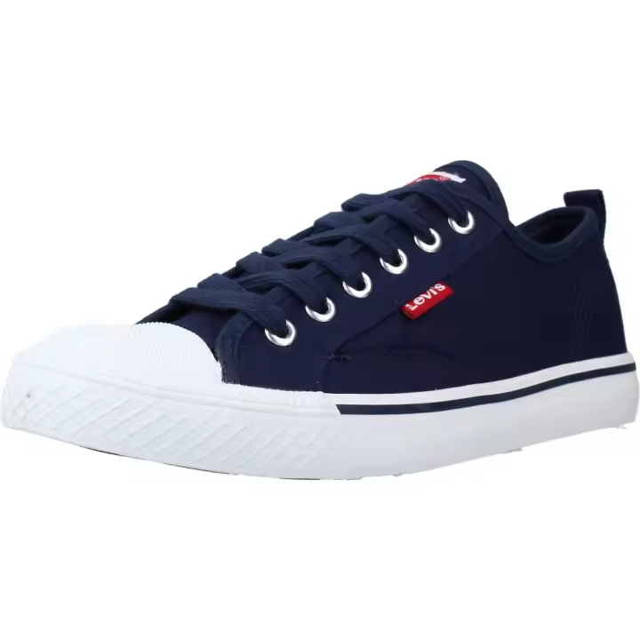 LEVIS FOOTWEAR AND ACCESSORIES LEVIS Zapatillas de Lona Azul Marino con Puntera de Goma y Cordones Ajustables - 1