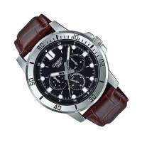Reloj deportivo hombre Casio MTP-VD300L-1E  45mm correa de cuero  resistente al agua - details 4