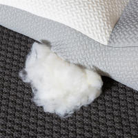 Almohada de Memoria Ortopédica de Algodón Rebote Lento Forma Ergonómica Relaja el Cuello - details 9