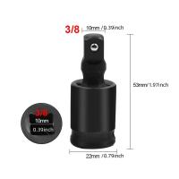 Adaptador De Rodillo Giratorio 360 Grados Para Llaves De Aire 1/2 3/8 1/4 Pulgada Con Retracción Y Wobble Para Herramienta Pneumática - details 10