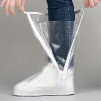 Cubrezapatos Unisex De Alta Punta PVC Reutilizable Impermeable Antideslizante Protección Contra La Nieve Y La Suciedad Cubierta De Botas Resistente Y Duradera - details 4