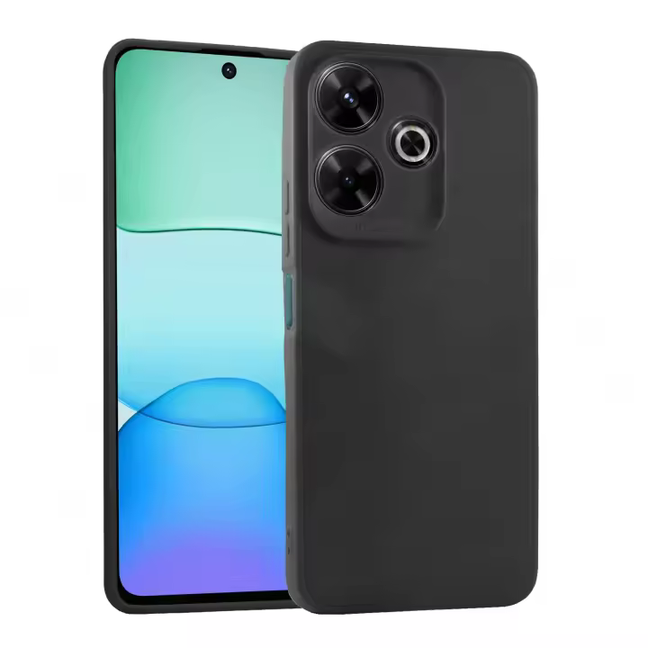 Funda + Protector Cristal Vidrio Templado Opcional Compatible Con XIOMI POCO M6 4G Proteccion 3D Cubre Cámara, Carcasa, Gel TPU Silicona Suave Mate, Color Negro Azul Rojo Rosa Morado, Ajuste Perfecto, Acceso Conector Carga Auricular, Meloenvias mle26 - 1