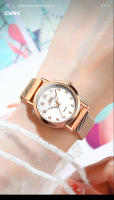 Reloj De Pulsera OPK 8115 Para Mujeres Resistente Al Agua Con Correa De Red De Acero Inoxidable Y Luz Luminosa Moda Sencilla - details 11