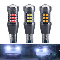 2PCS T15 Lámpara De Señal LED W16W 921 912 12V Super Brillante 3030 27SMD Lámpara De Caucho Canbus Auto Luz De Reserva - details 5