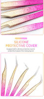 Tijeras Para Pestañas Profesionales Anti-estáticas Con Diseño De Flor De Hielo Herramienta De Maquillaje Para Extensión De Pestañas Acrílicas Accesorio Para Cejas - details 4