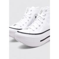 Converse CHUCK TAYLOR ALL STAR LIFT DOUBLE STACK Botines Con Plataforma Mujer Blanco - details 1