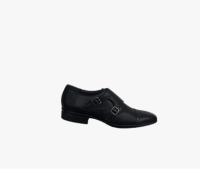 Via Dos Zapato de Vestir V&D Negro de Cuero para Hombre con Doble Hebilla - details 0