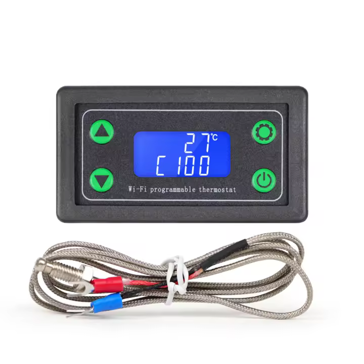 Controlador De Temperatura Inteligente Digital ZFX-WT01 Con Pantalla LED Y Probar Para Calor/Aire Acondicionado Tuya WIFI - 1