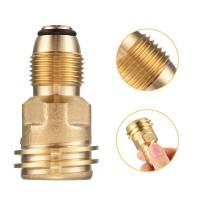 Adaptador De Latón Para Tanque De Propano LP Con Válvula De Servicio a Salida QCC Herramienta De Interruptor Sin Dispositivo Ignición - details 7