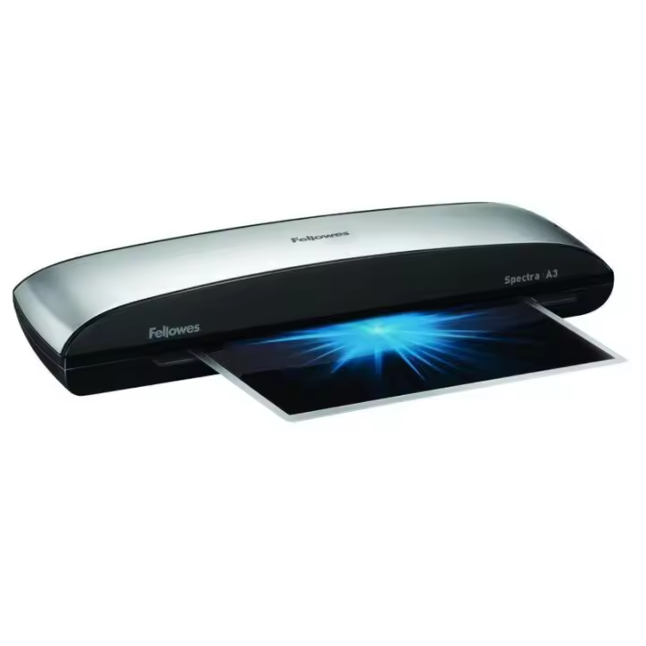 Plastificadora Fellowes Spectra A3/ hasta A3 y 125 Micras/ Gris y Negra - 1