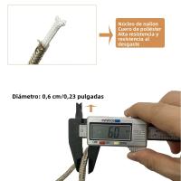 Cuerda Reflectante Para Tienda De Camping 6mm 50M Negro Azul Naranja Verde Mocoso Cuerda De Lanyard Para Acampar Escalada Pesca Suelta Táctica Proyectos DIY - details 1