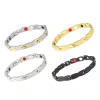 Pulsera Magnética Creativa Retro De Moda Con Patrón De Dragón 7mm Ajustable Para Parejas Metal Zinc Aleación Pulsera De Cadena Unisex - details 4