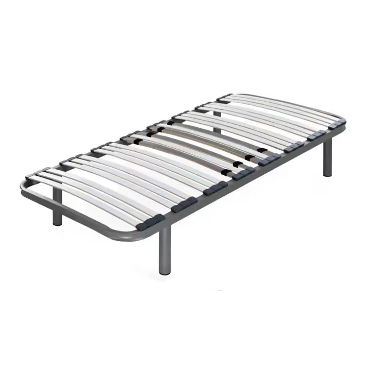 CAMA EXPRESS Somier Apolo con Patas de 25 cm | Estructura de Madera y de Tubos de Acero | Reguladores Lumbares - 1