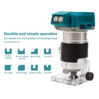Brushless Wood Router Wood Trimmer Machine Electric Manual Trimmer Carpentry Tool Woodworking Trimming for Makita 18V Battery - details 2