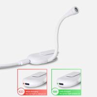Luz De Libro Mini Portátil Con Clip Luz Nocturna USB Recargable LED Deslizable 360° Protección Ocular Para Dormitorio Y Camping - details 6