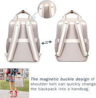 Mochila Mujer Hombre, Mochilas Escolares Juveniles Casual Bolsos Mochila Portatil 15,6 pulgadas with Bolso Antirobo para Viaje Trabajo Instituto - details 3