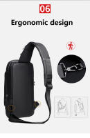 Bolso de hombro multifunción antirrobo USB para hombre, bandolera cruzada de viaje, bolsas de pecho, paquete de mensajero para hombre - details 16