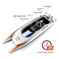 Barco de Carreras RC para adultos - Barco RC de 2,4 GHz de Alta velocidad con control remoto electrónico para niños - details 3