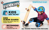 Casco De Bicicleta Para Niños VICTGOAL Con Protección De Rodillas Y Codos Equipamiento Deportivo De Seguridad Para Ciclismo Y Patinaje - details 0
